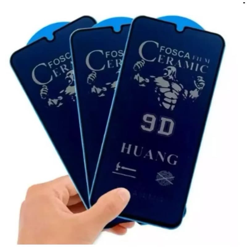KIT 3  PELICULA DE CERAMICA FOSCA Privacidade para iPhone 8G/XS/XR/11/12/13/14/15/16/17PROMAX