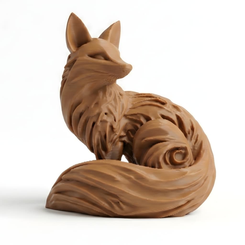 Estatueta Decorativa Raposa Moderna Minimalista Decoração para Sala e Escritório Design Elegante