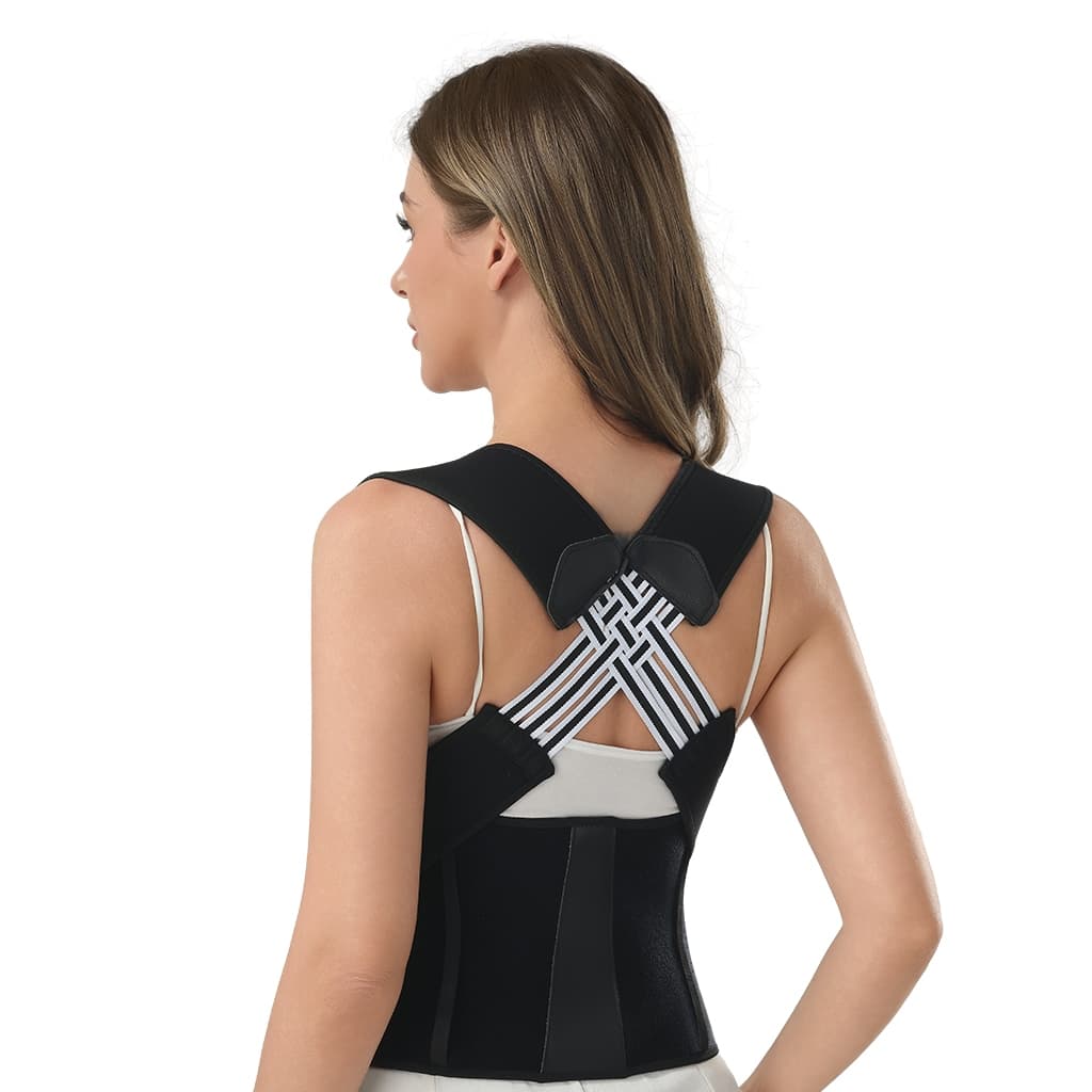 Corretor Postural Cervical com Cinta de Apoio e Tecido Respirável AB228