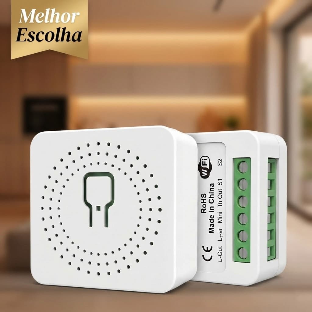 Mini Interruptor Inteligente WiFi 16A - Automação Alexa e Google Home - Pronta Entrega 🇧🇷
