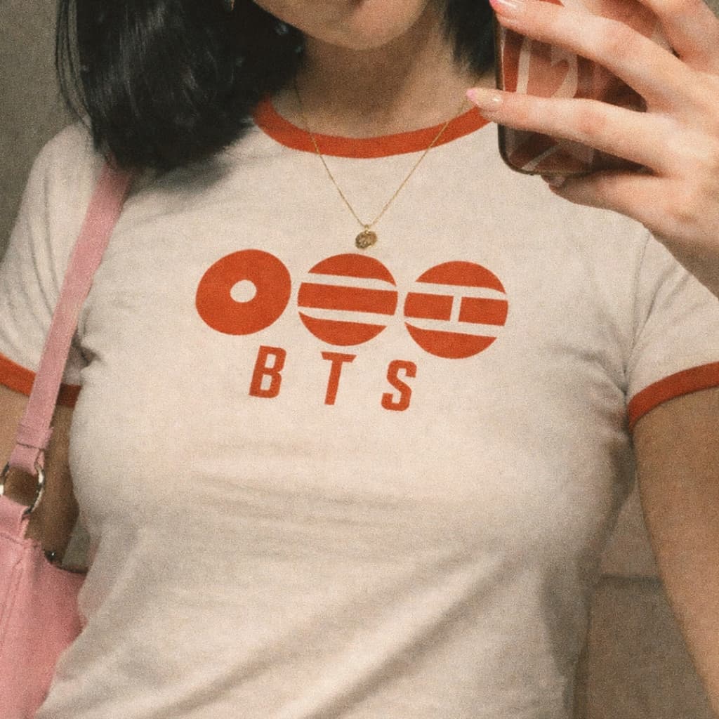 Camisa Feminina BTS ARIRANG 2026 Novo Álbum T-shirt Vintage Y2K estética BabyLook