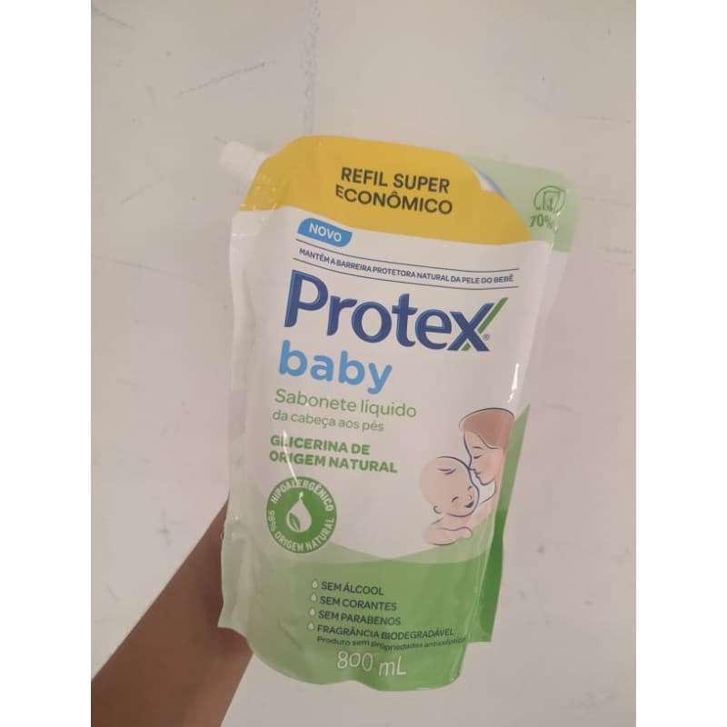 refil sabonete líquido protex baby 800ml