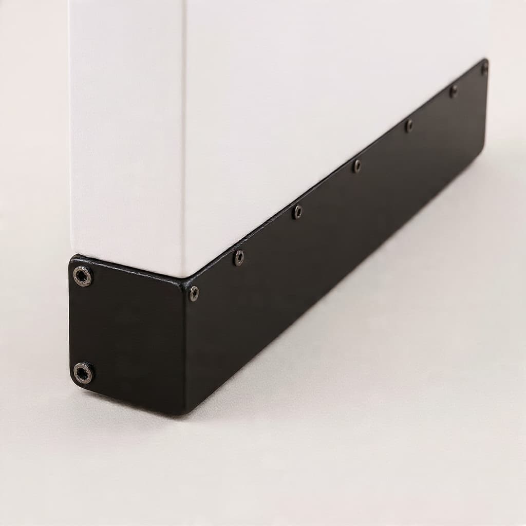 Salva Porta Proteção Galvanizado para Geladeira 60cm Á 100cm 10cm Altura
