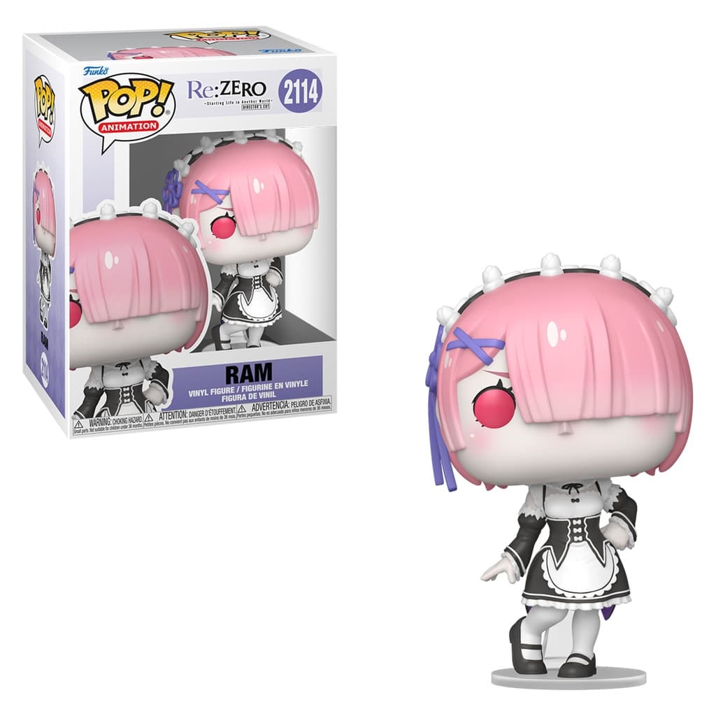 FUNKO POP RE:ZERO RAM 2114 NOVO ORIGINAL