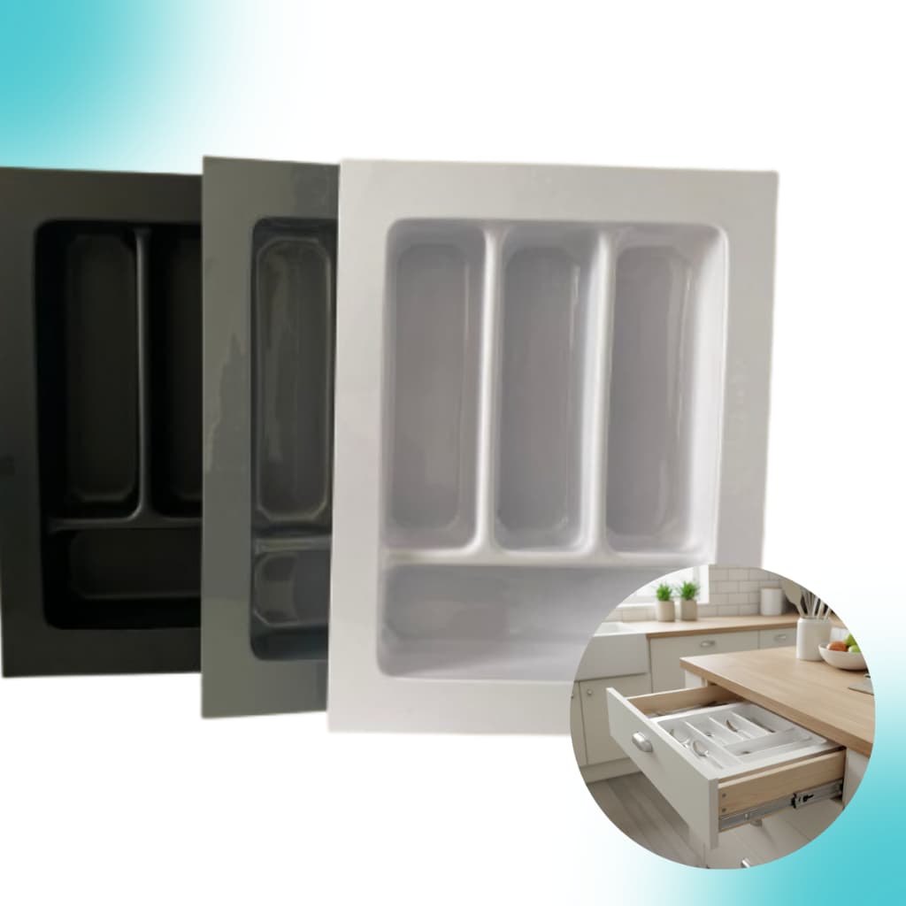 DIVISOR DE TALHER OG-04 365 X 481MM MOLDPLAST BRANCO CINZA PRETO