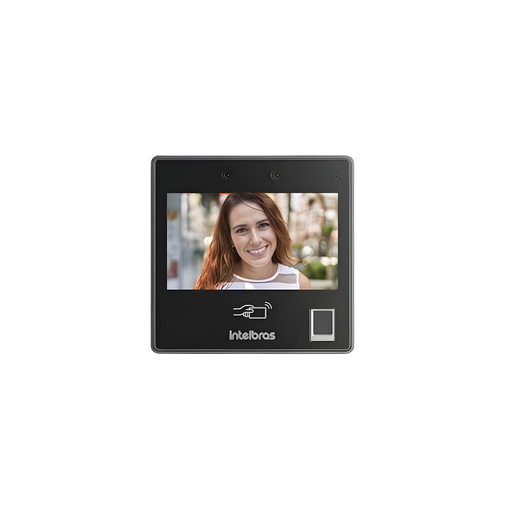 Controlador de acesso Facial intelbras SS 1540 MF W acesso com biometria Leitor RFID 13,56 MHz