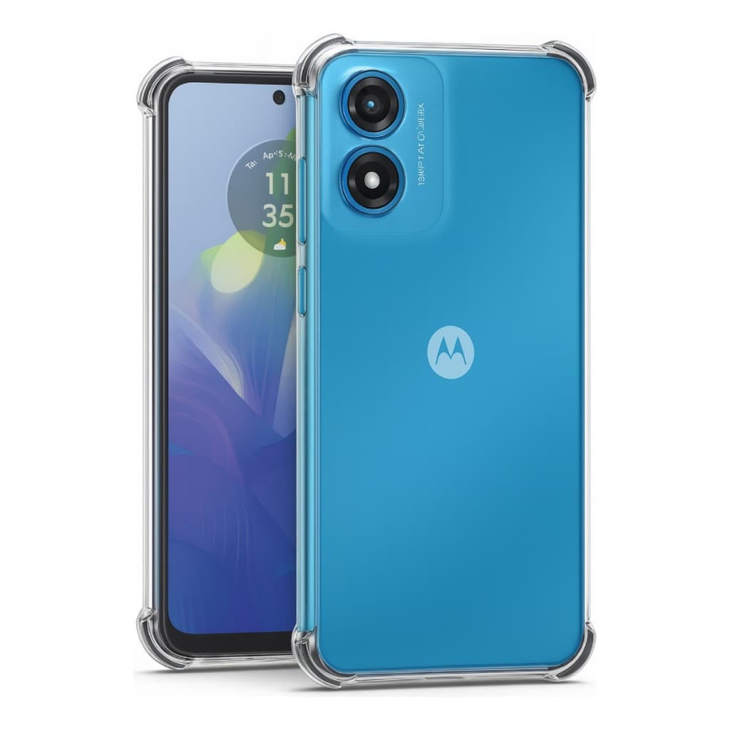 Capa Motorola Moto G34 Capinha Case Transparente Anti Impacto Bordas Reforçadas Silicone TPU