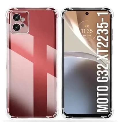 Capa Motorola Moto G32 Capinha Case Transparente Anti Impacto Bordas Reforçadas Silicone TPU