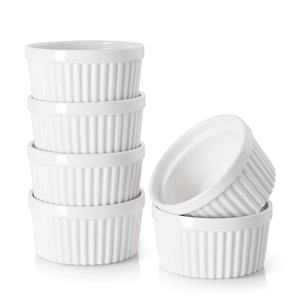 KIT COM 9 POTINHOS REFRATÁRIOS DE PORCELANA – ELEGÂNCIA, VERSATILIDADE E QUALIDADE