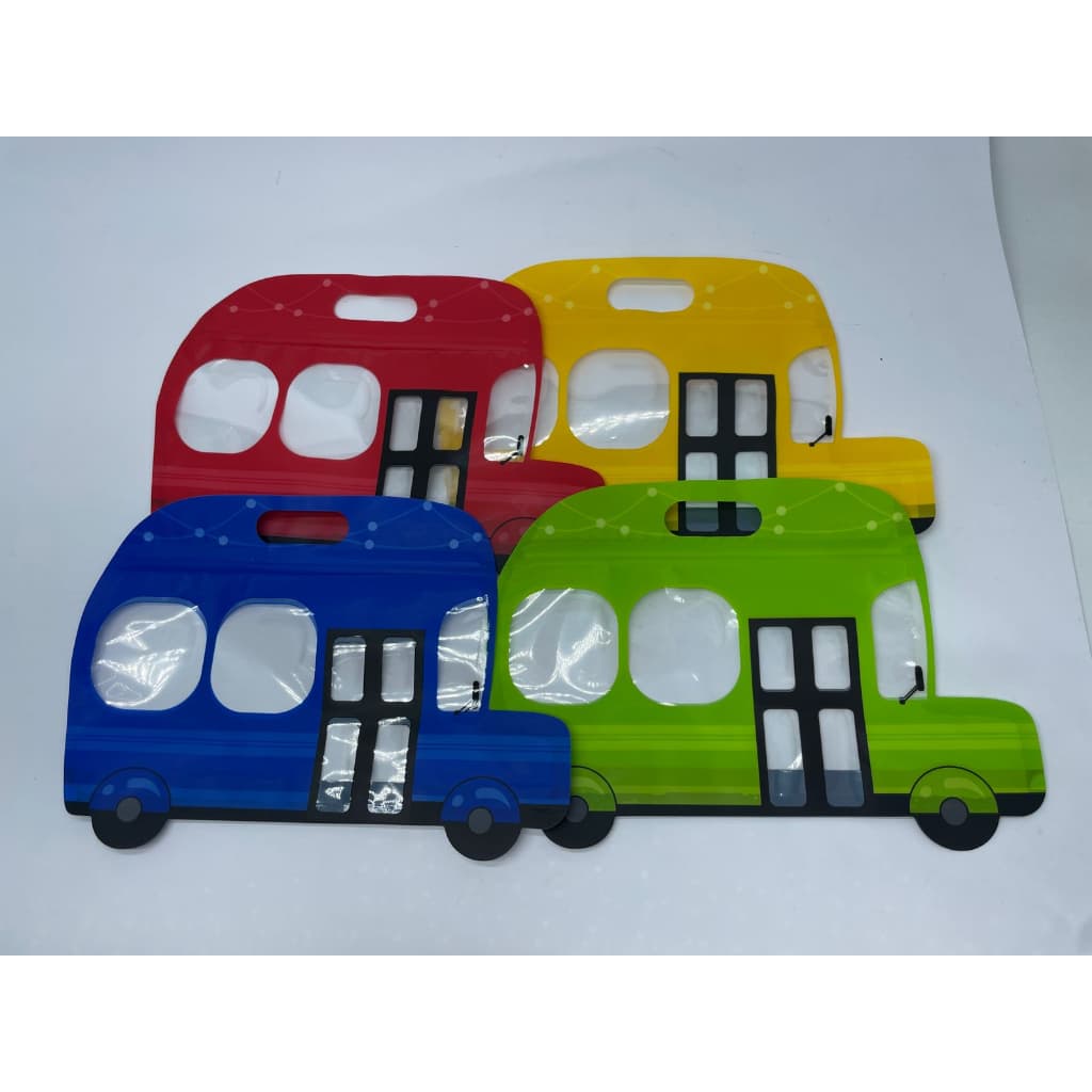 SACO ZIP LOCK ONIBUS 10 UNIDADES MESMA COR