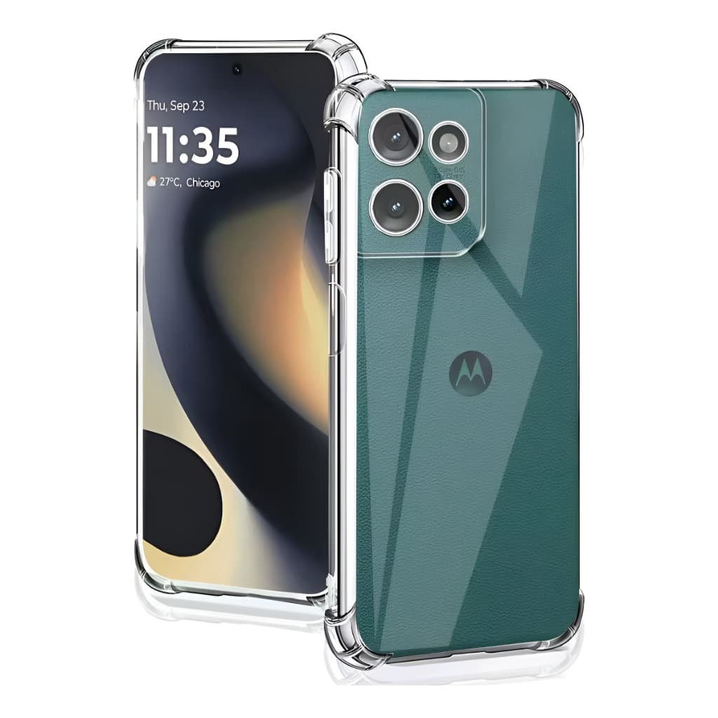Capa Motorola Moto G15 Capinha Case Transparente Anti Impacto Bordas Reforçadas Silicone TPU