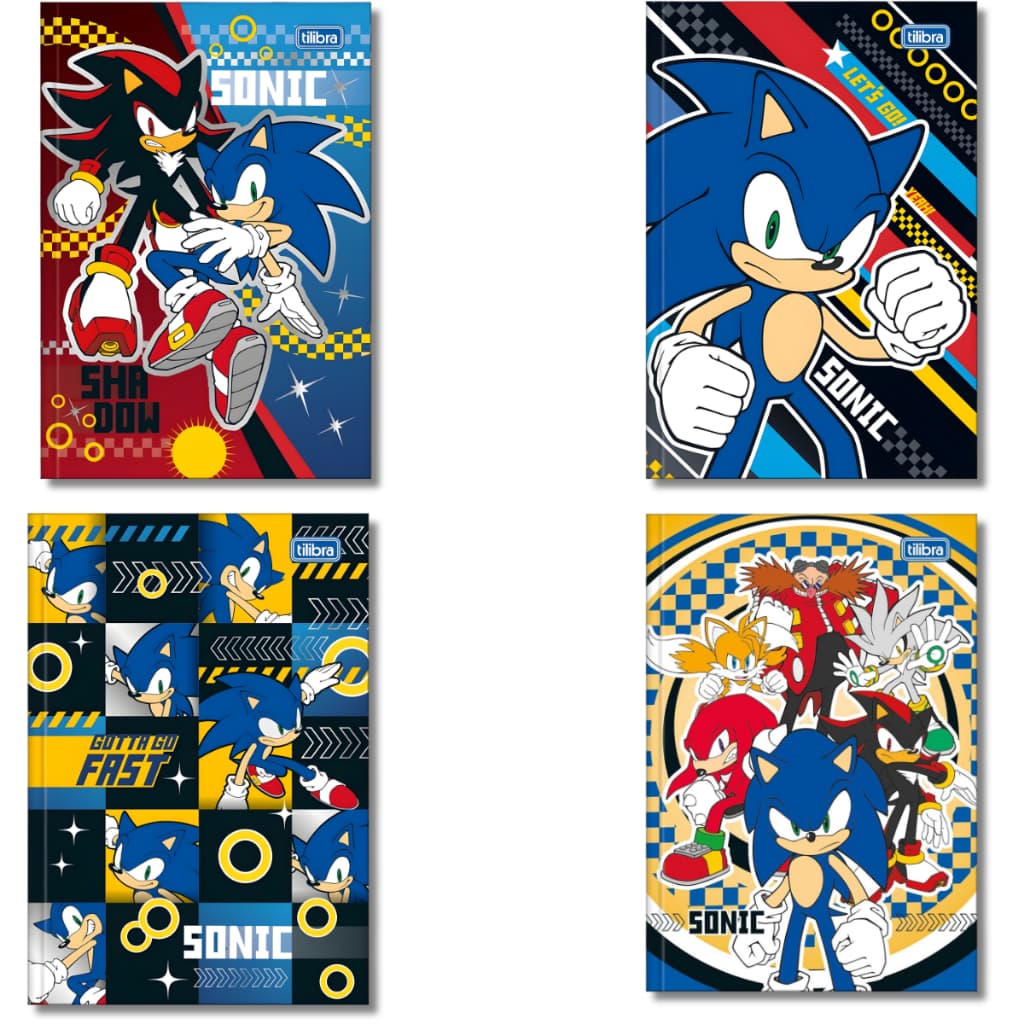 KIT SONIC CARTOGRAFIA + CADERNO BROCHURÃO CAPA DURA 80FLS SONIC TILIBRA + LAPIS BORRACHA APONTADOR