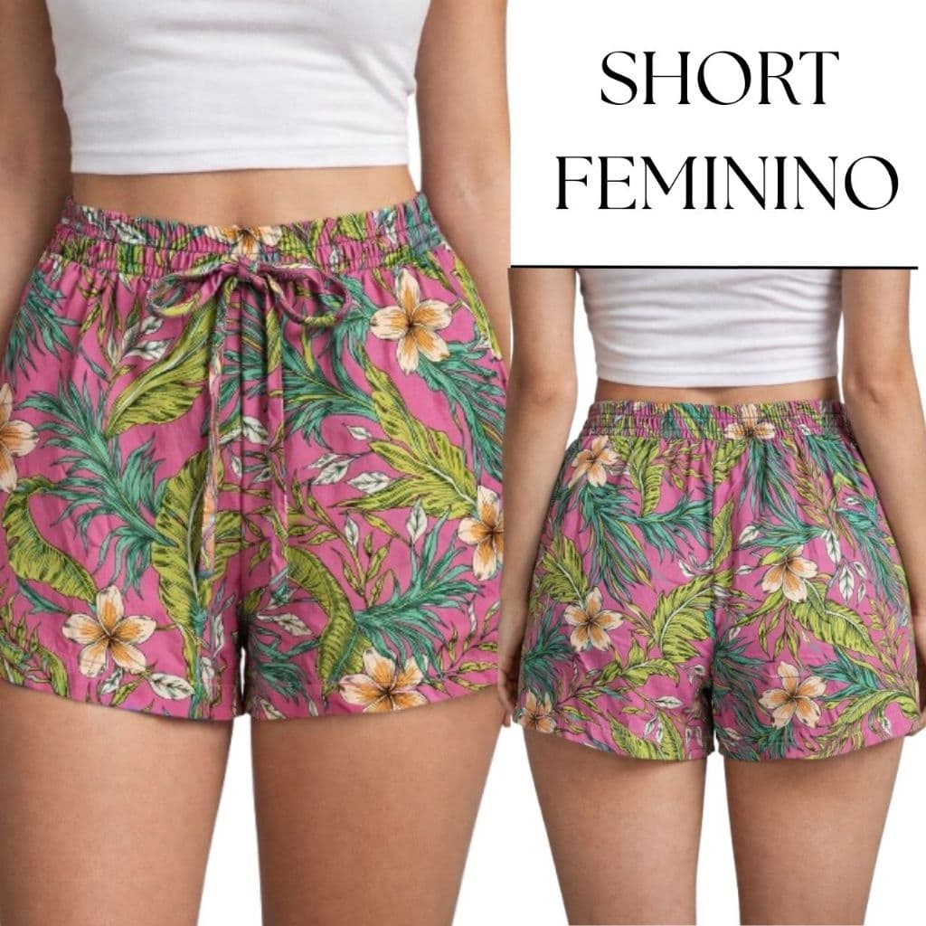 SHORT VERÃO , SHORT FEMININO VISCOSE CASUAL / LEVE DO TAMNHO P AO G3