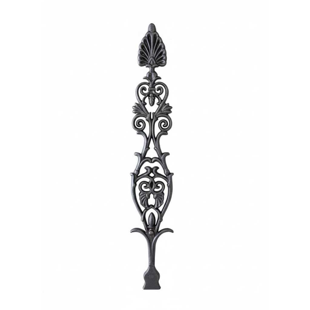 Grade de Portão / Sacada Rústica em Ferro Fundido - Modelo [ABACAXI] - Peça Artesanal Decoração