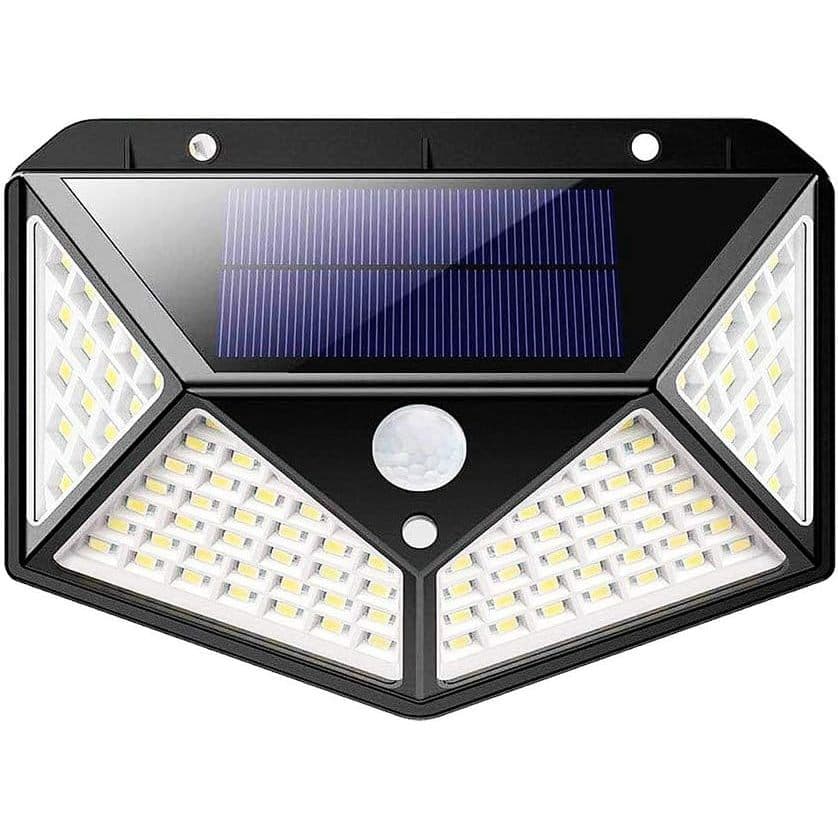 Luminária Solar c/ Sensor de Movimento - 100 LEDs