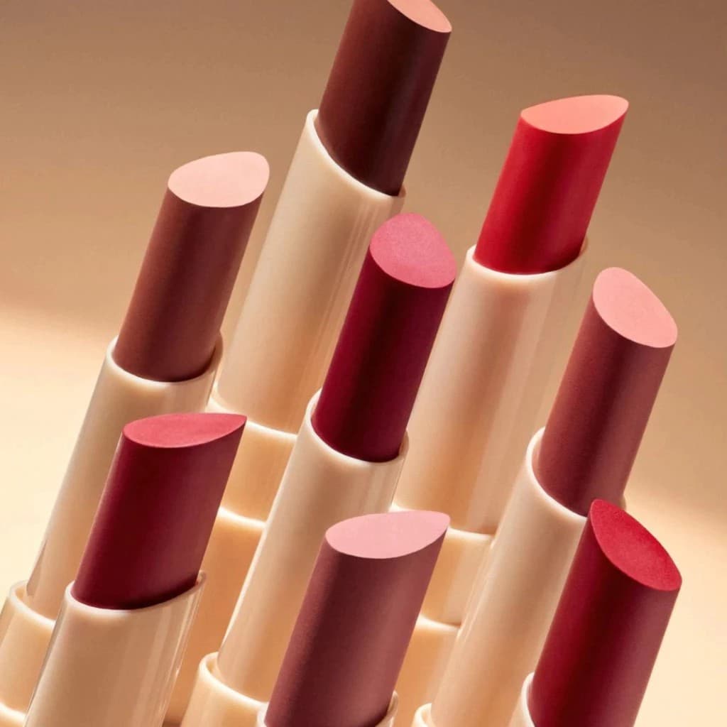Batom Bala Bastão Creamy Matte Glass Ruby Rose Aveludado Resistente Água