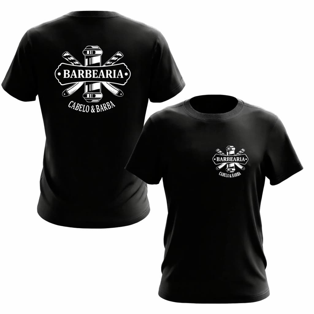 Camiseta Barbeiro Barbearia Cabeleireiro Salão Profissonal