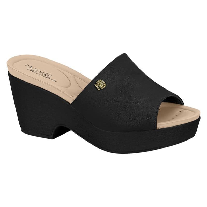Sandalia Feminina Modare Ultra Conforto Flat Ortopedica Tamanco Original Anabela