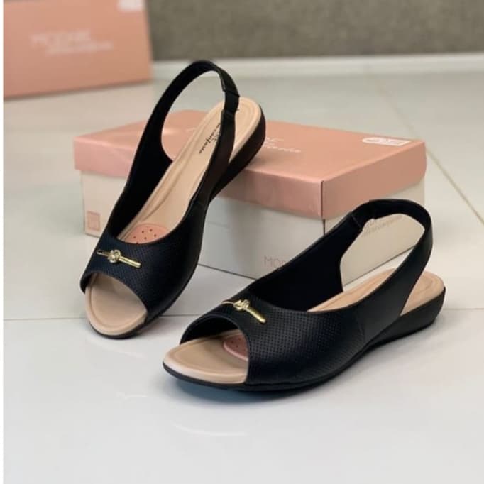 Sandalia Feminina Modare Ultra Conforto Flat Ortopedica Tamanco Original
