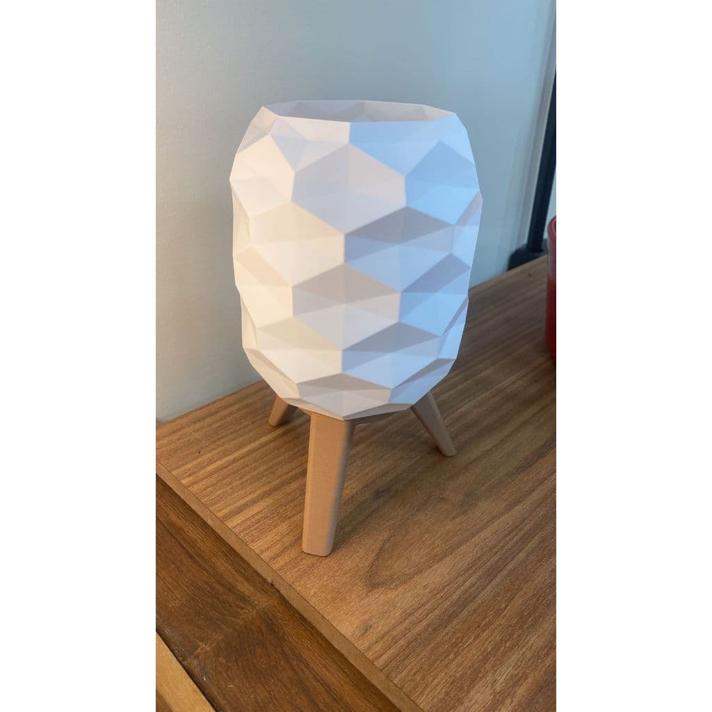 luminaria abajur de mesa moderna quarto lampada led