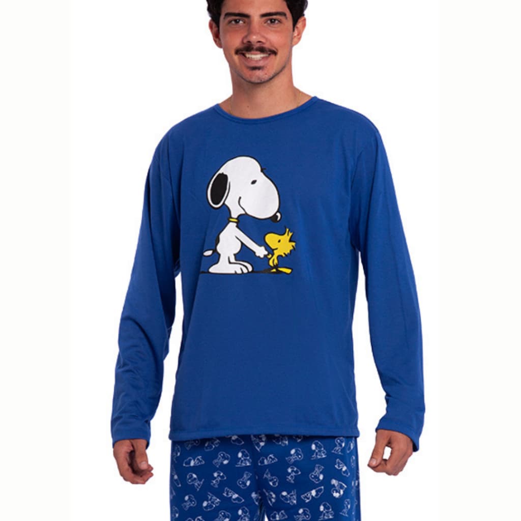 PIJAMA INVERNO PERSONAGENS FRIO MANGA LONGA