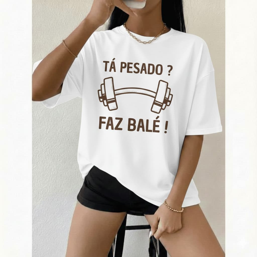 Camiseta Camisa Tshirt 100% Algodão Gym Treino Academia Musculação Fitness Oversized Feminina
