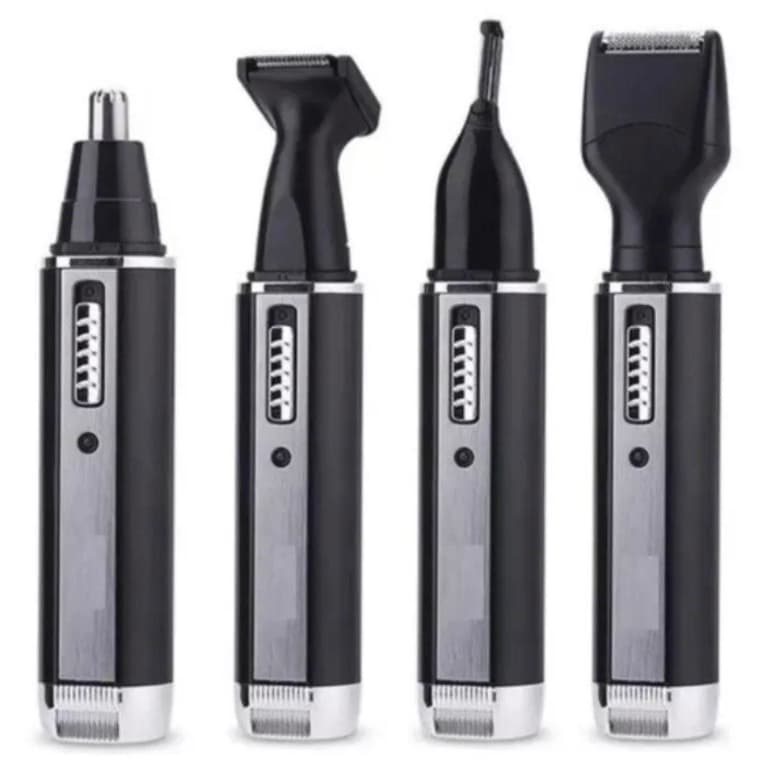 Aparador de Pelos Luatek LMF1109 - Recarregável USB, 4 em 1, Lâmina de Aço Inoxidável