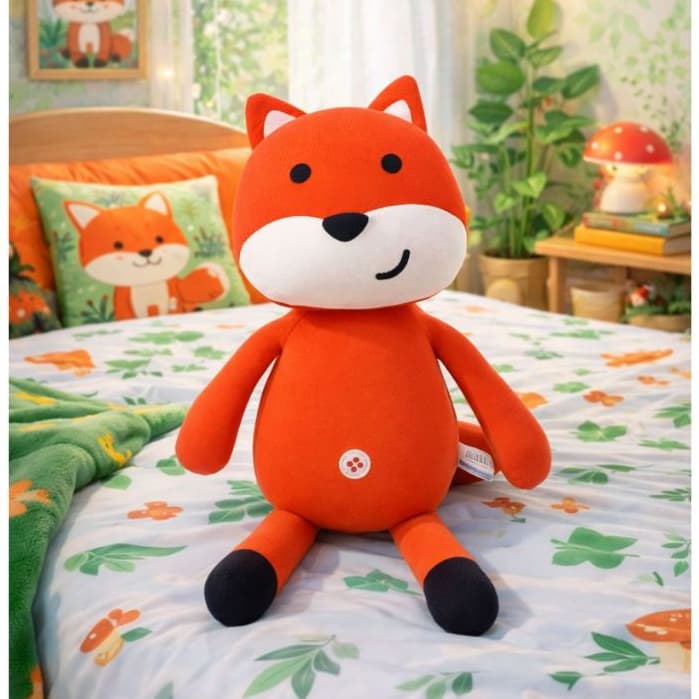 Almofada Raposa Fofa e Decorativa – Enchimento em Micro perolas, Poliamida Premium | Presente Perfeito