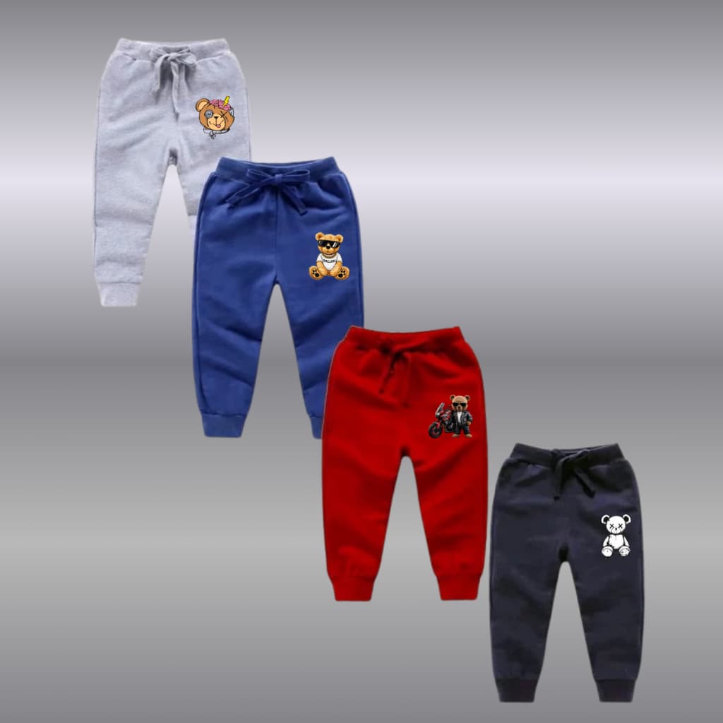 KIT 4 Calças Moletom Infantil Herois MOTO CARRO  Kids Menino Personagens Oferta