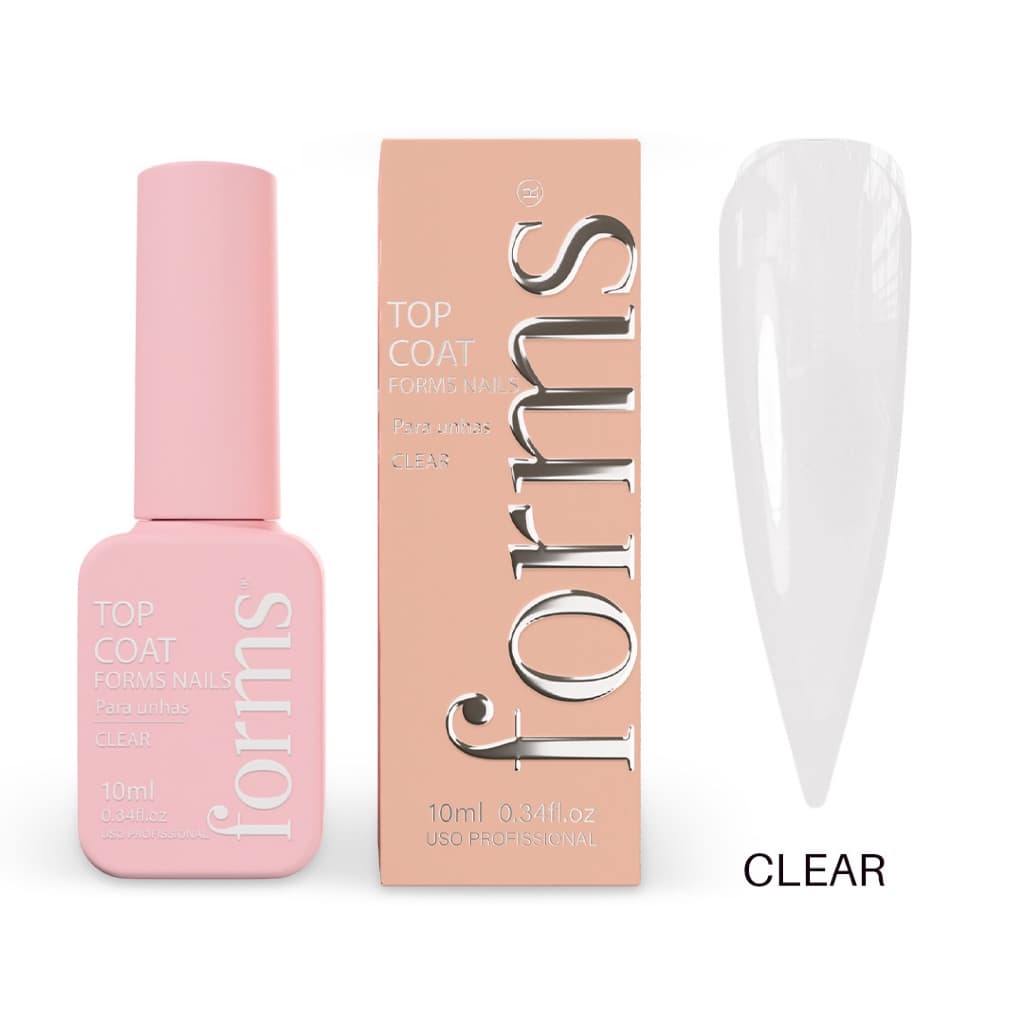FORMS TOP COAT CLEAR 10ML (LIVRE DE TPO E HEMA) TOP COAT