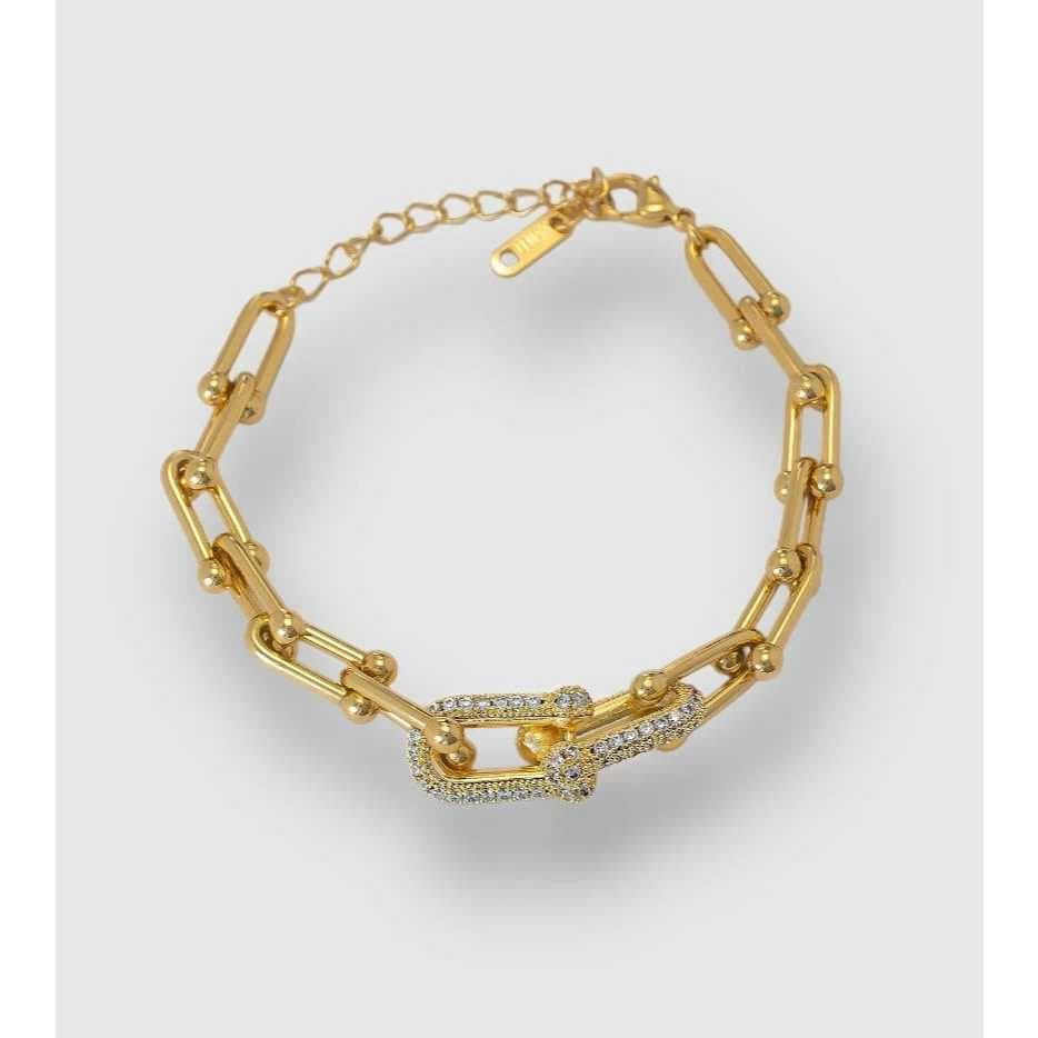 Pulseira / Colar Feminina Corrente Elo em Aço Inoxidável – Moderna e Resistente