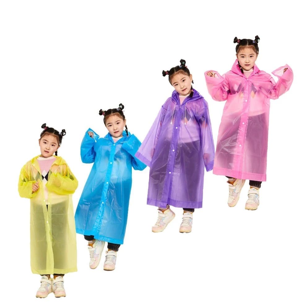 Capa Chuva grossa Capa de Chuva Infantil Reutilizável Impermeável ENIVO IMEDIATO