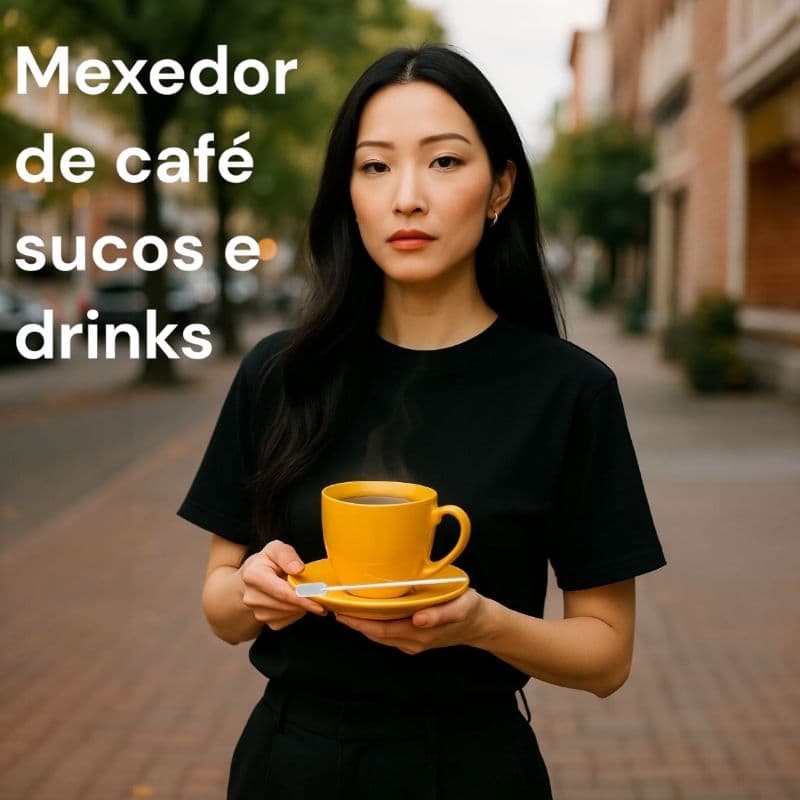 Mexedor de Café Descartável – Pacote com 500 Unidades