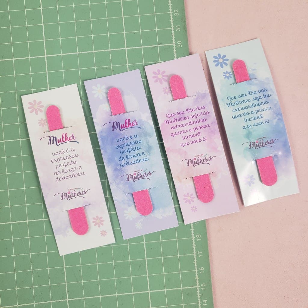50 Lembrancinha mini Lixa de Unha  DIA DAS MULHERES/Mimo Brinde para Clientes
