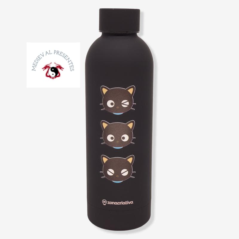 GARRAFA MAX CHOCOCAT SANRIO 500 ML TERMICA GATINHO KAWWAII CHOCOLATE ORIGINAL LICENCIADA