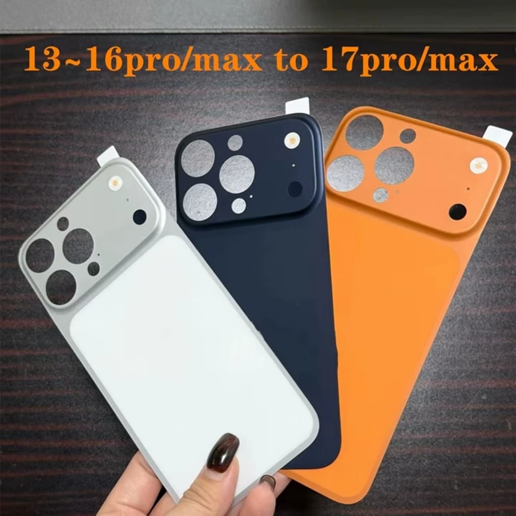 Película Traseira que Transforma em Apple iPhone em 17 Pro / Pro Max 13 / 14 / 15 / 16 Pro *