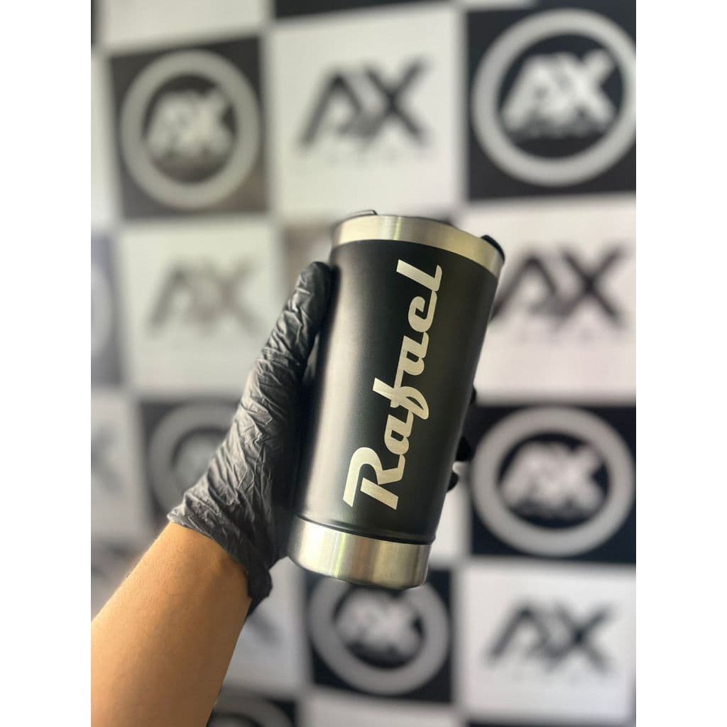 Copo Térmico 473ml Personalizado a Laser. Qualquer Time e Qualquer nome.