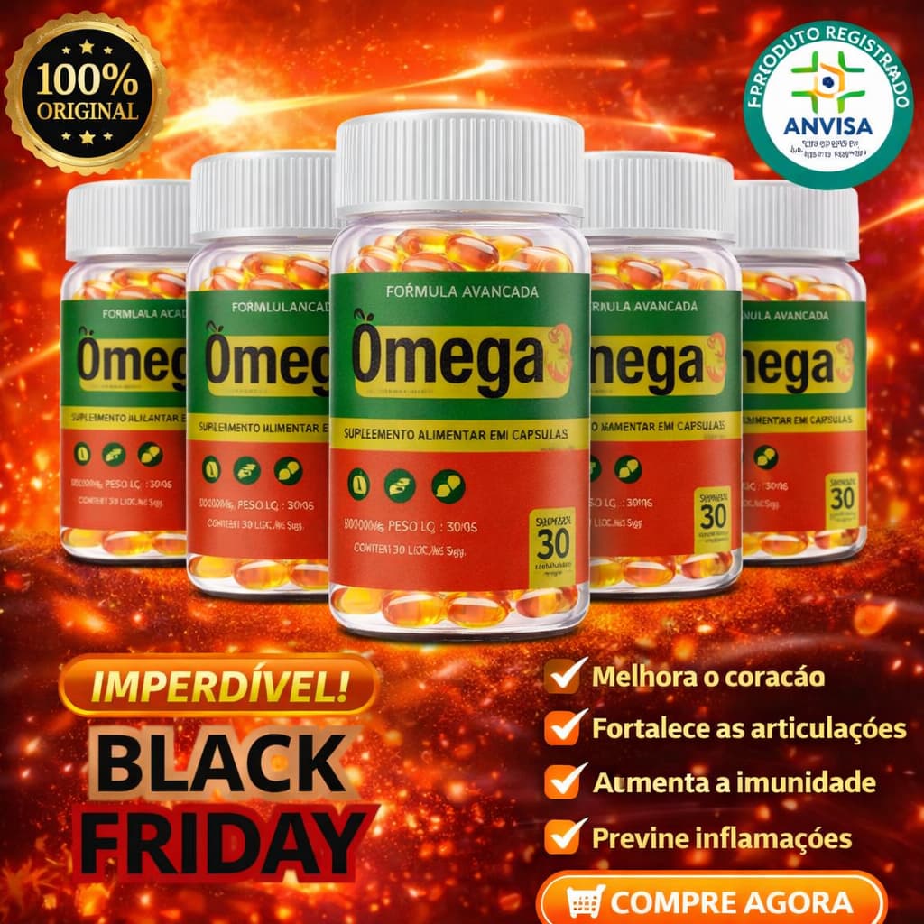 Ômega 3 1450mg óleo de peixe - EPA + TDH 30 cáps Formula Avançada Linha Premium