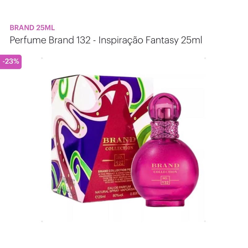Brand inspiração FANTASY embalagem original