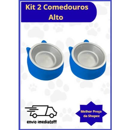 Comedouro Elevado Para Gatos 300ml Bebedouro Para Gatos Vasilha Removivel Comedouro Ergonomico