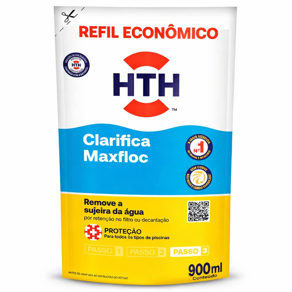 Clarificante Para Piscina Hth Maxfloc Refil 900ml