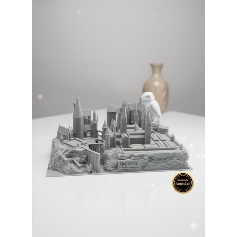 Castelo de Hogwarts – Impressão 3D Premium (Peça Única)