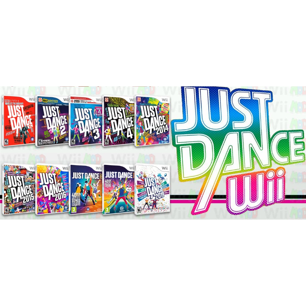 Coleção Just Dance Para Nintendo Wii completo em Pen drive ou DVD