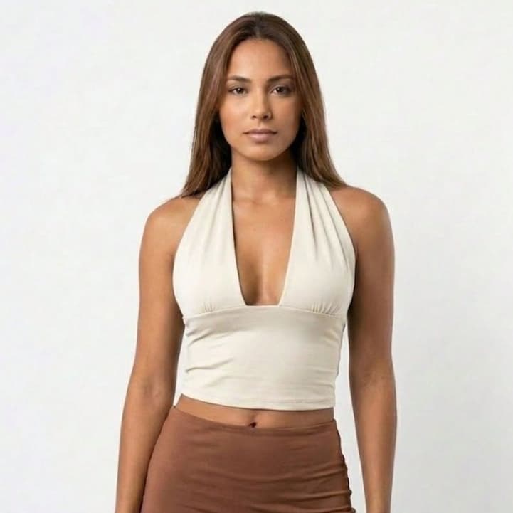 Top Cropped em Suplex liso Amarraçao diversas tecdio duplo na frente Conforto para o Dia a Dia!!