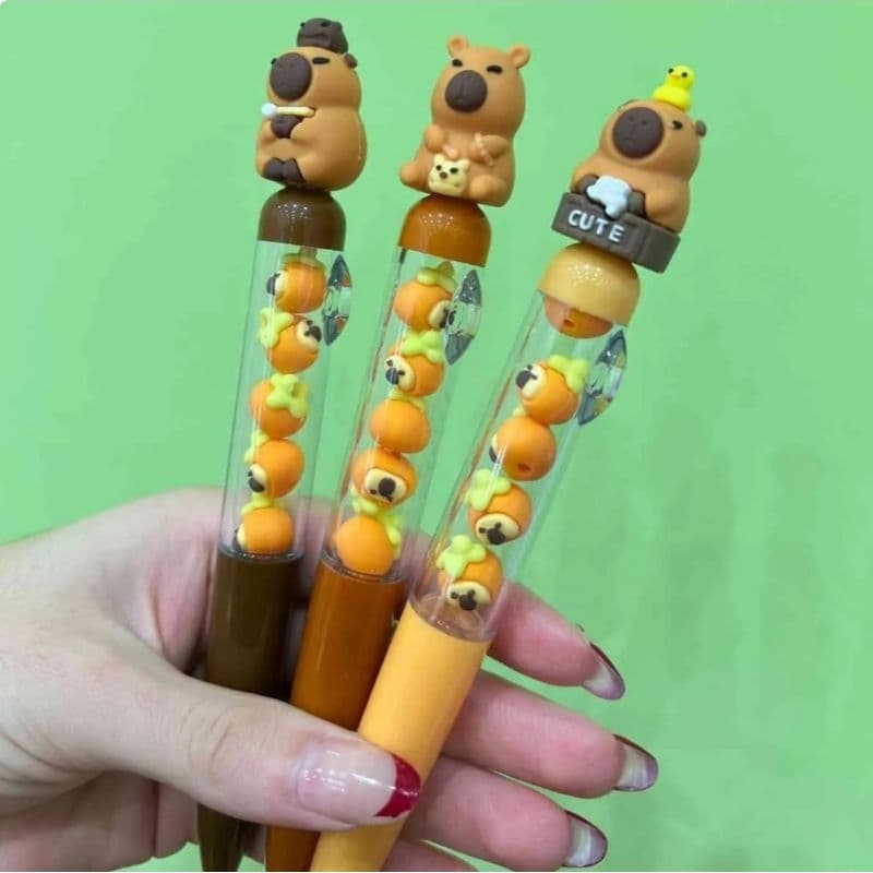 caneta da capivara fofinha 🐹 capivara cute 🐹✏️✅🎒