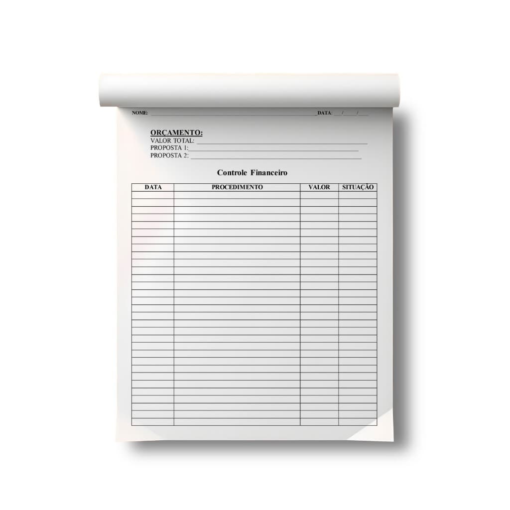 Bloco A4 personalizado timbrado 500fls (5blocos com 100fls a4)