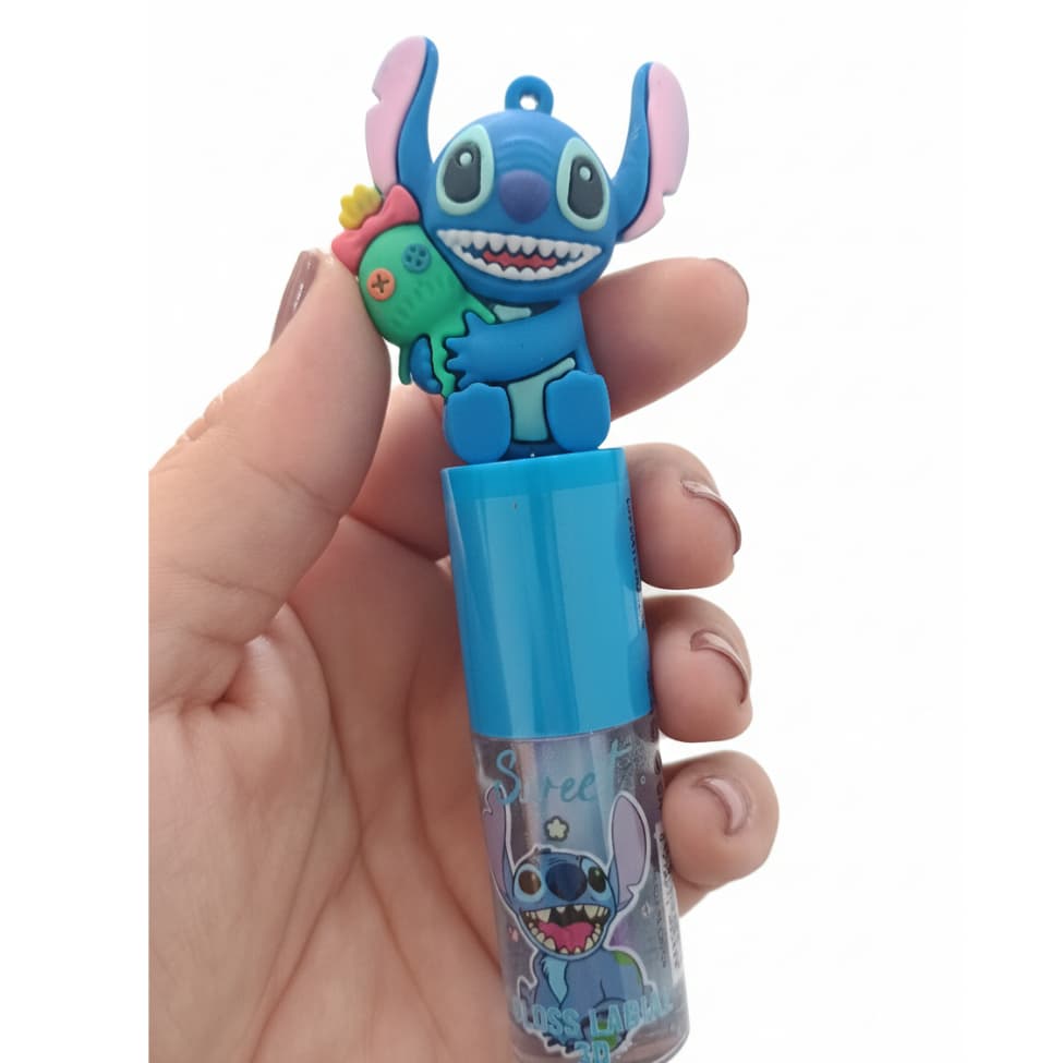 Gloss Labial , brilho com glitter , batom Stitch Sweet
