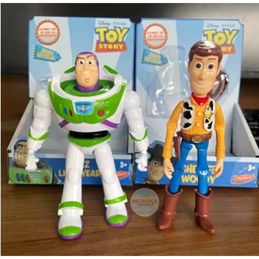 Boneco Colecionáveis Toy Story Sherif Woody & Buzz Lightyear Action Articulados Presente para Crianças