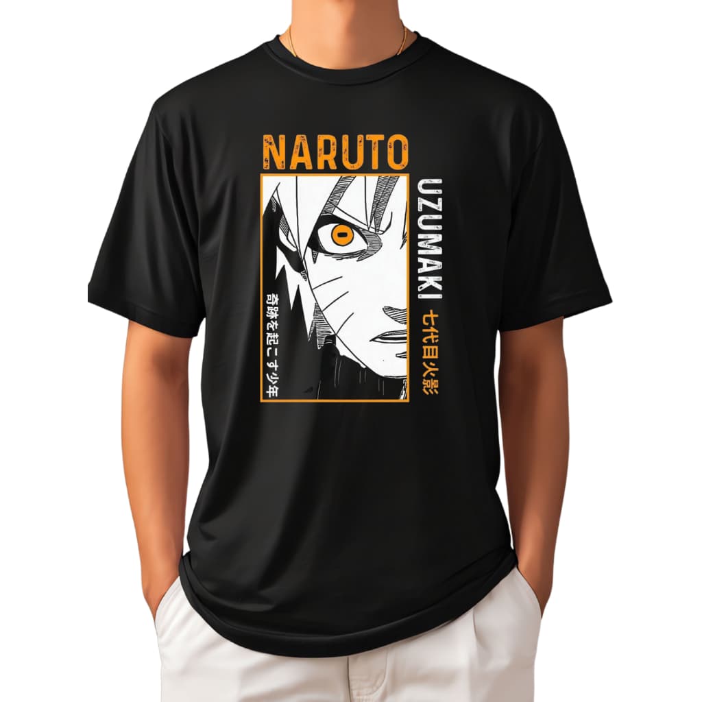 Camiseta Camisa Anime Naruto 100% Algodão