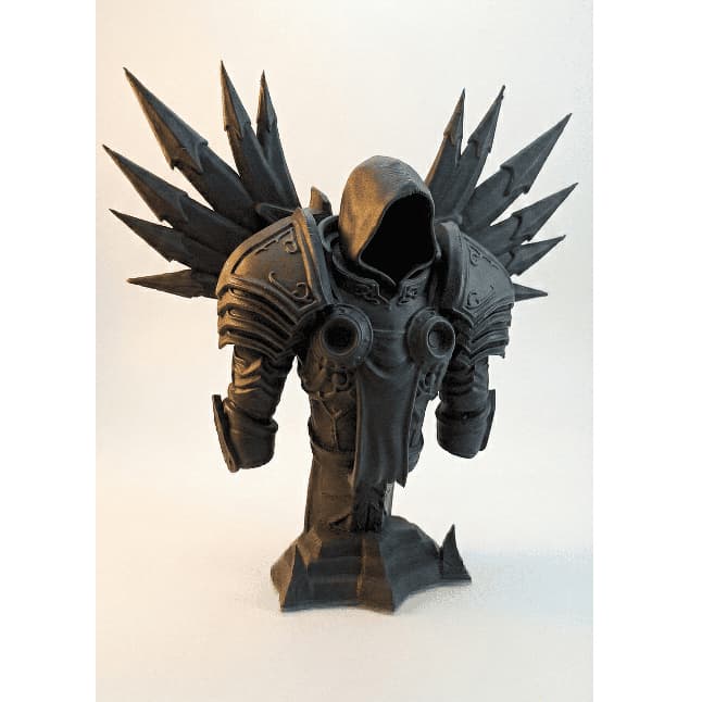 Busto Tyrael Diablo IV Action Figure Decorativa 14cm Arcanjo da Justiça PLA 3D PREMIUM Detalhado